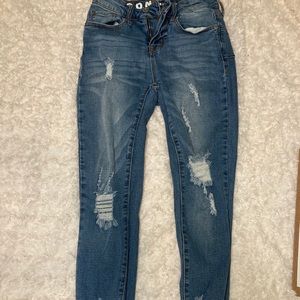 S.O.N.G Curvy High-Rise Skinny Jeans